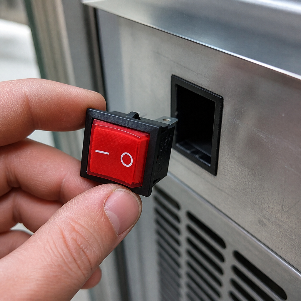 Genuine replacement switch for commercial display freezer