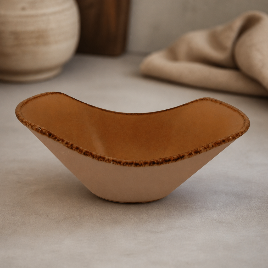 Commercial Mustard Scoop Bowls 165mm - 12 Pack