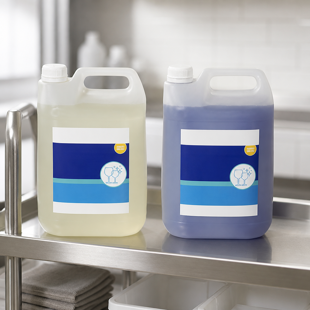 Commercial Glasswasher Detergent and Rinse Aid 5Ltr Bundle