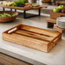 Commercial Wooden Buffet Crate 380 x 240 x 48mm Rustic Display