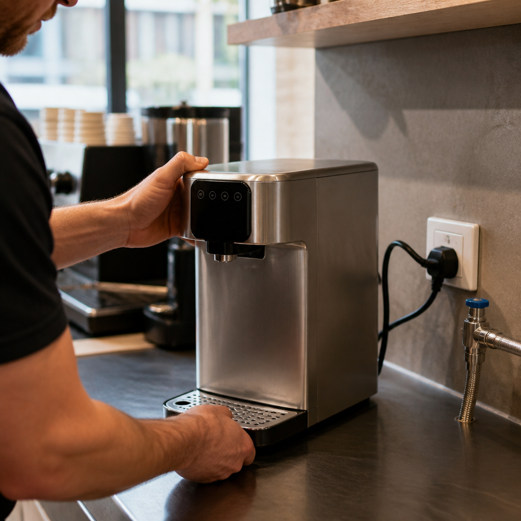 Commercial countertop water boiler installation service