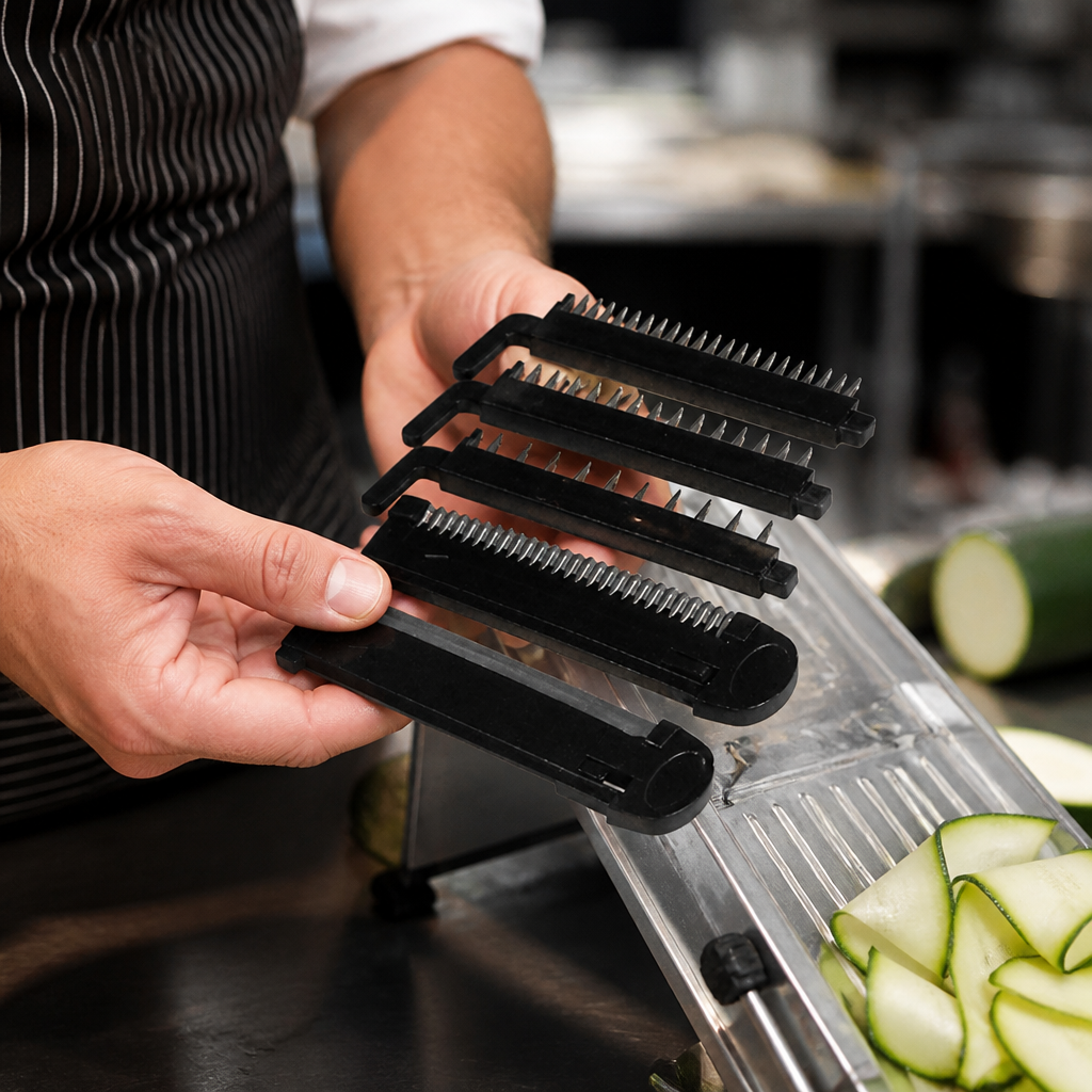 Stainless Steel Mandoline Blades Replacement Pack of 5