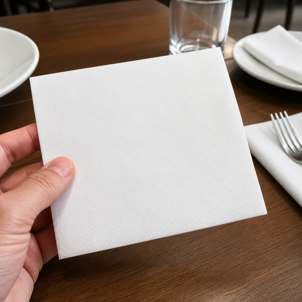 Commercial Recyclable Cocktail Napkins 24x24cm 2-Ply 4000 Pack