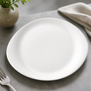 Commercial Porcelain Plates 250mm White 12 Pack Dishwasher Safe
