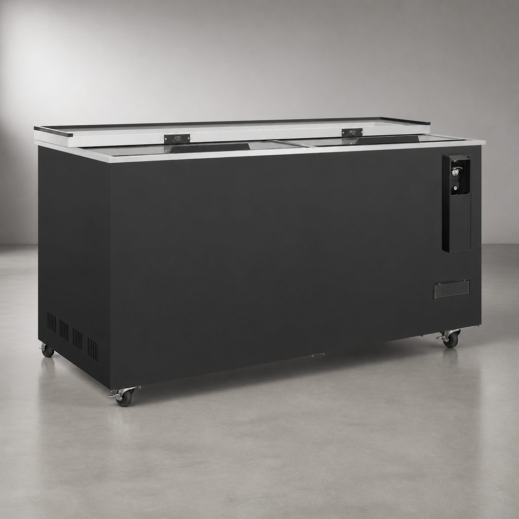 Commercial Bottle Well 417Ltr Top Loading Bar Refrigerator