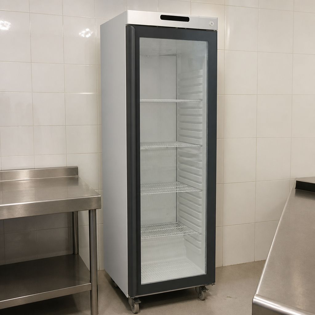 Commercial Upright Display Fridge 359L Glass Door Chilled
