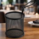 Commercial Snack Holder Fry Basket 90x85mm Stainless Steel
