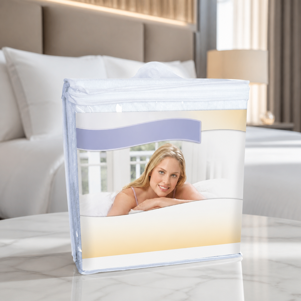Commercial Waterproof Pillow Protector 500x750mm 2 Pack