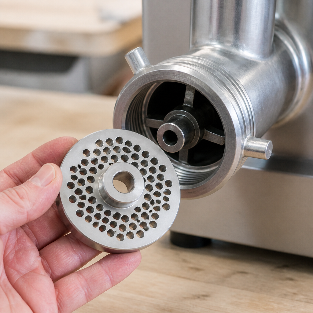 Commercial 6mm Hole Plate for Mincer in stainless steel