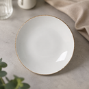 Commercial Brown Dapple Coupe Plates 280mm - 12 Pack