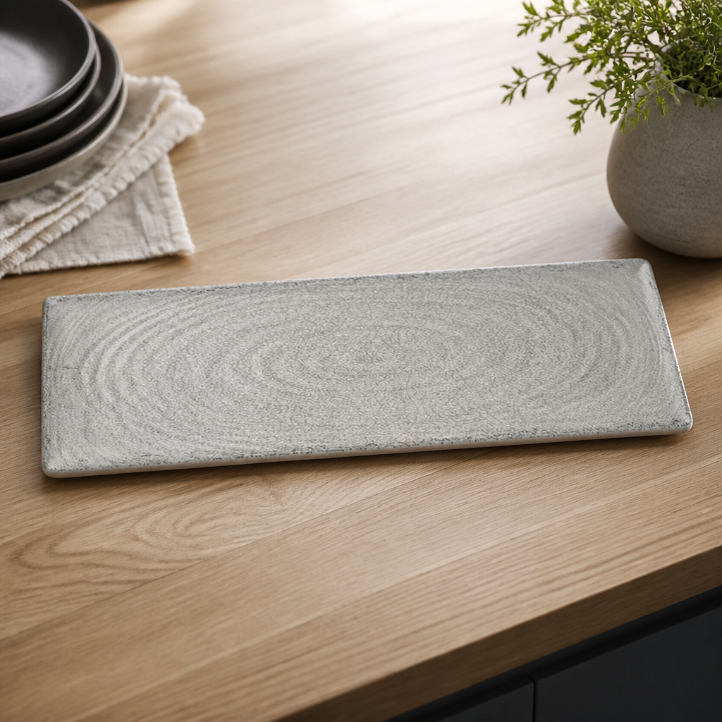 Stone effect melamine gastronorm platter 530 x 165mm