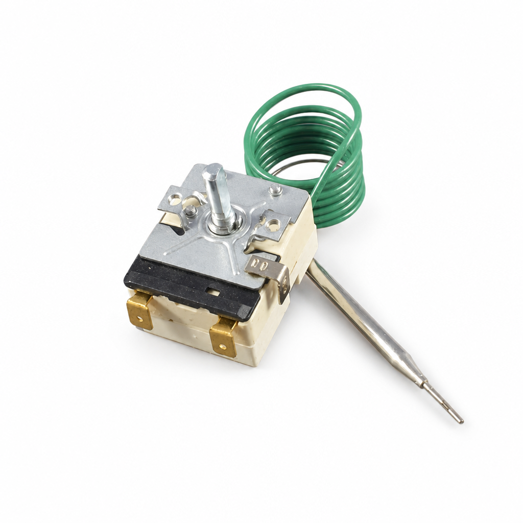 Commercial replacement thermostat for hot dog machines