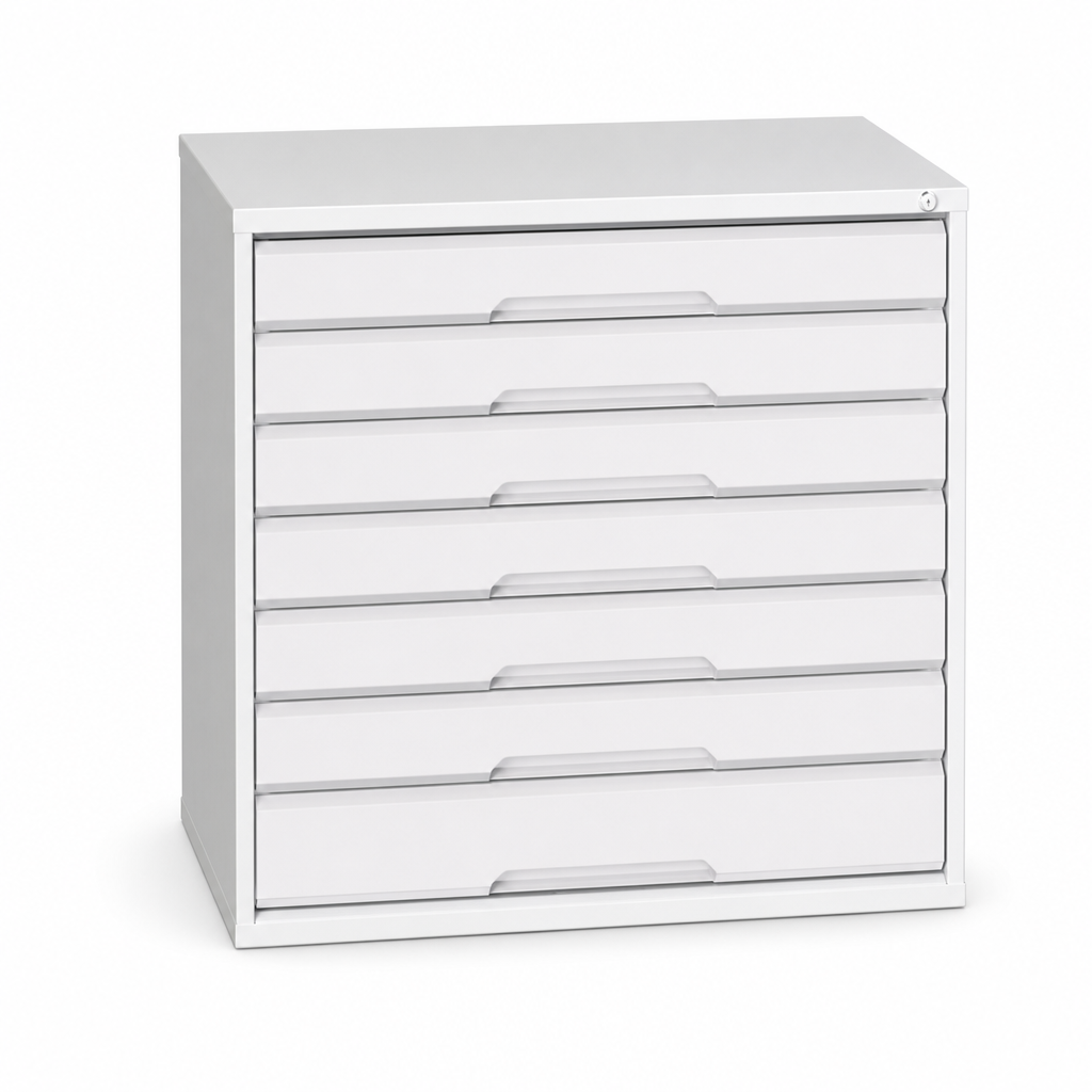 7 Drawer Metal Tool Cabinet 800x800mm