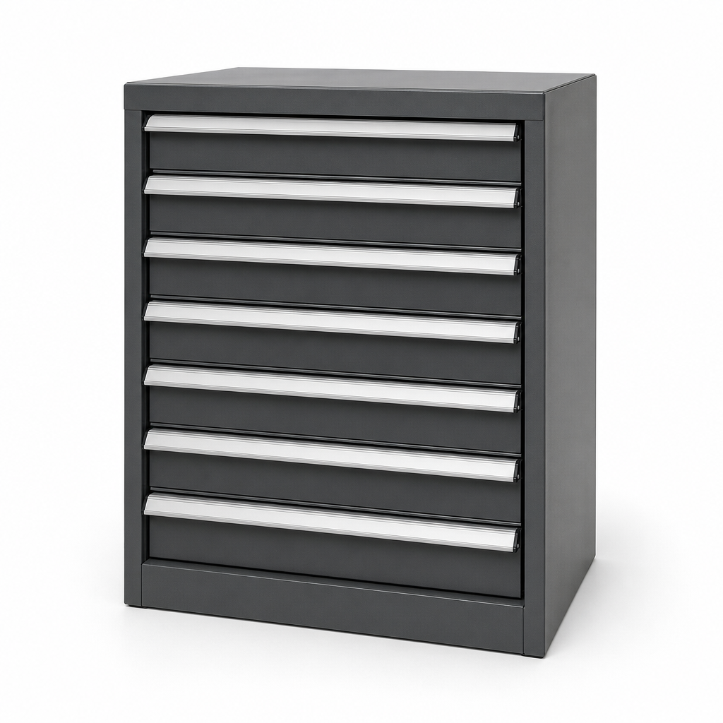 7 Drawer Metal Tool Cabinet 800x800mm