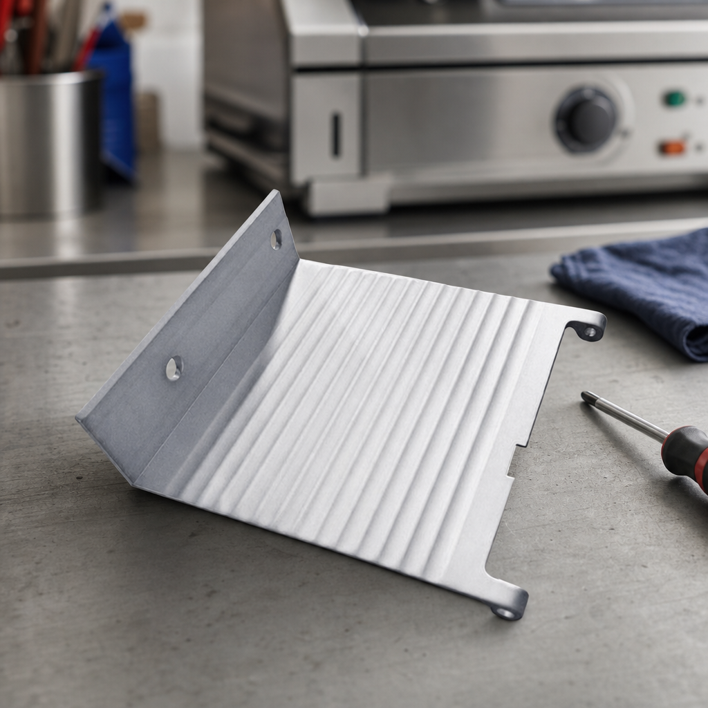 Commercial meat slicer parts with 85mm height metal construction