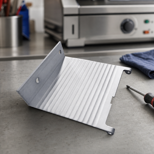 Commercial meat slicer parts with 85mm height metal construction