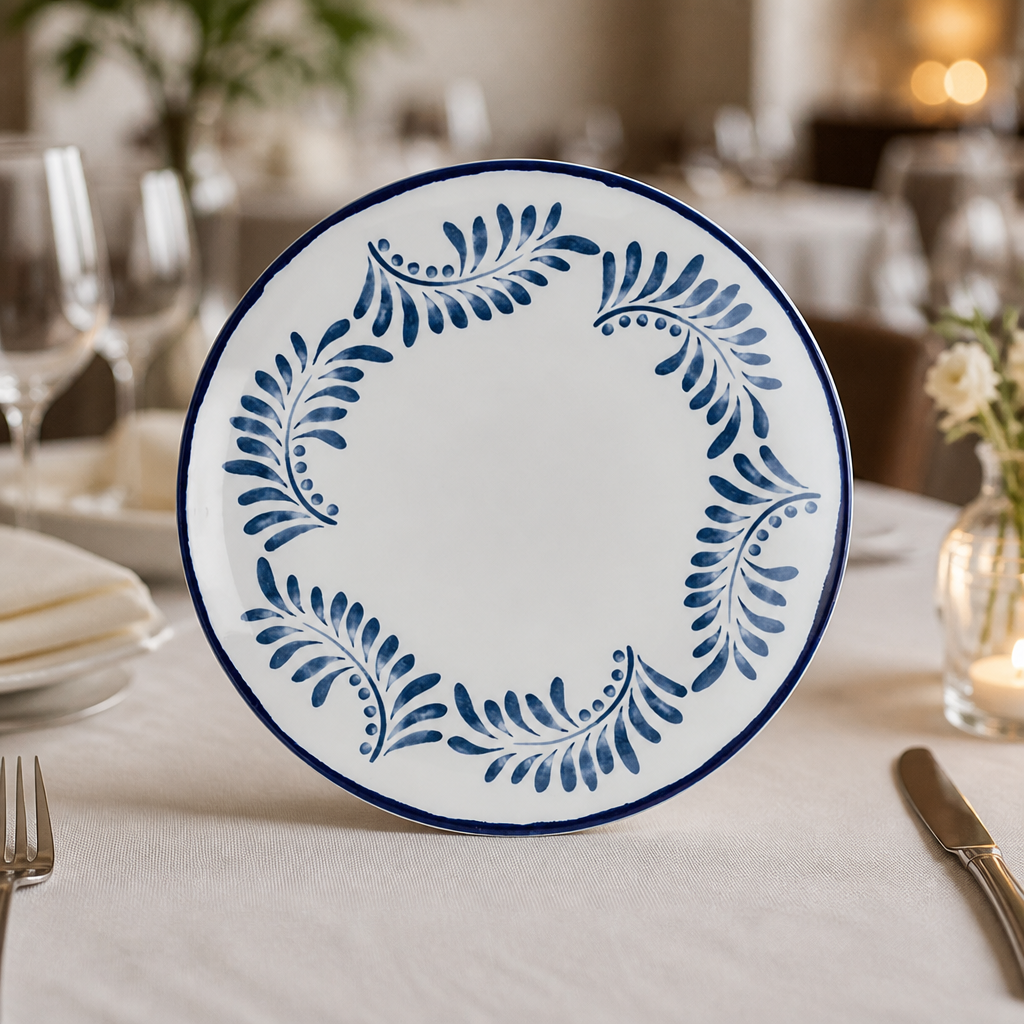 Set of 12 Commercial Coupe Plates 285mm Vitrified Dinnerware