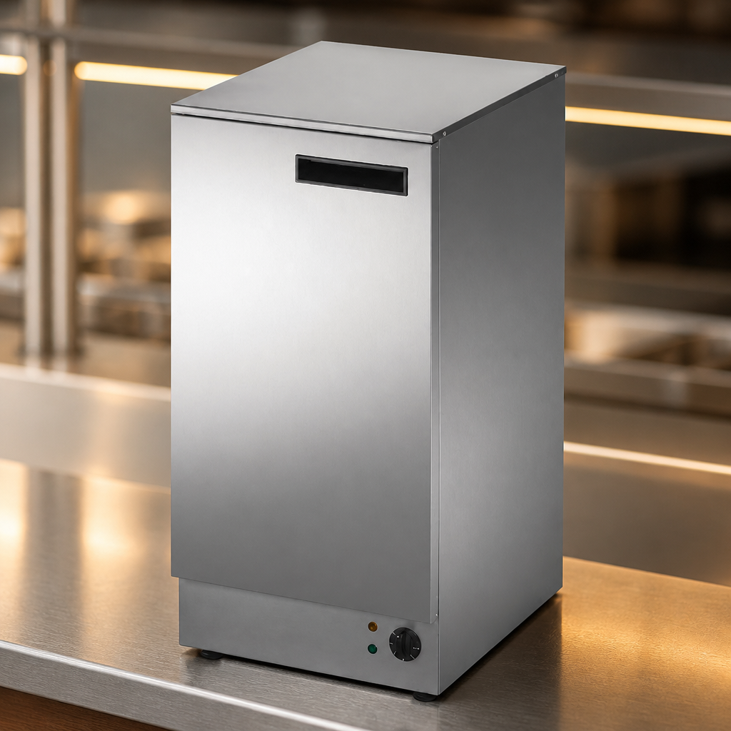 Commercial Hot Cupboard 450mm Width Electric Stainless Steel