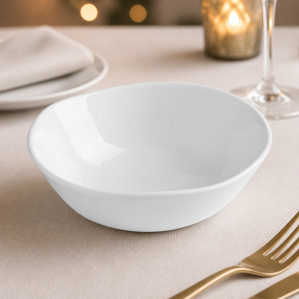 Pack of 6 Commercial Porcelain Chia Bowls 155mm