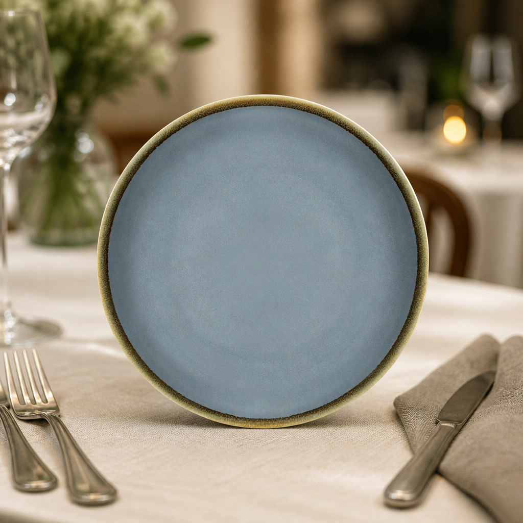 Commercial Round Coupe Plates 230mm Stackable 6 Pack