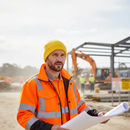 Premium High Visibility Knitted Beanie for Cold Weather - Comfortable Fit with Fluorescent Material for Enhanced Visibility