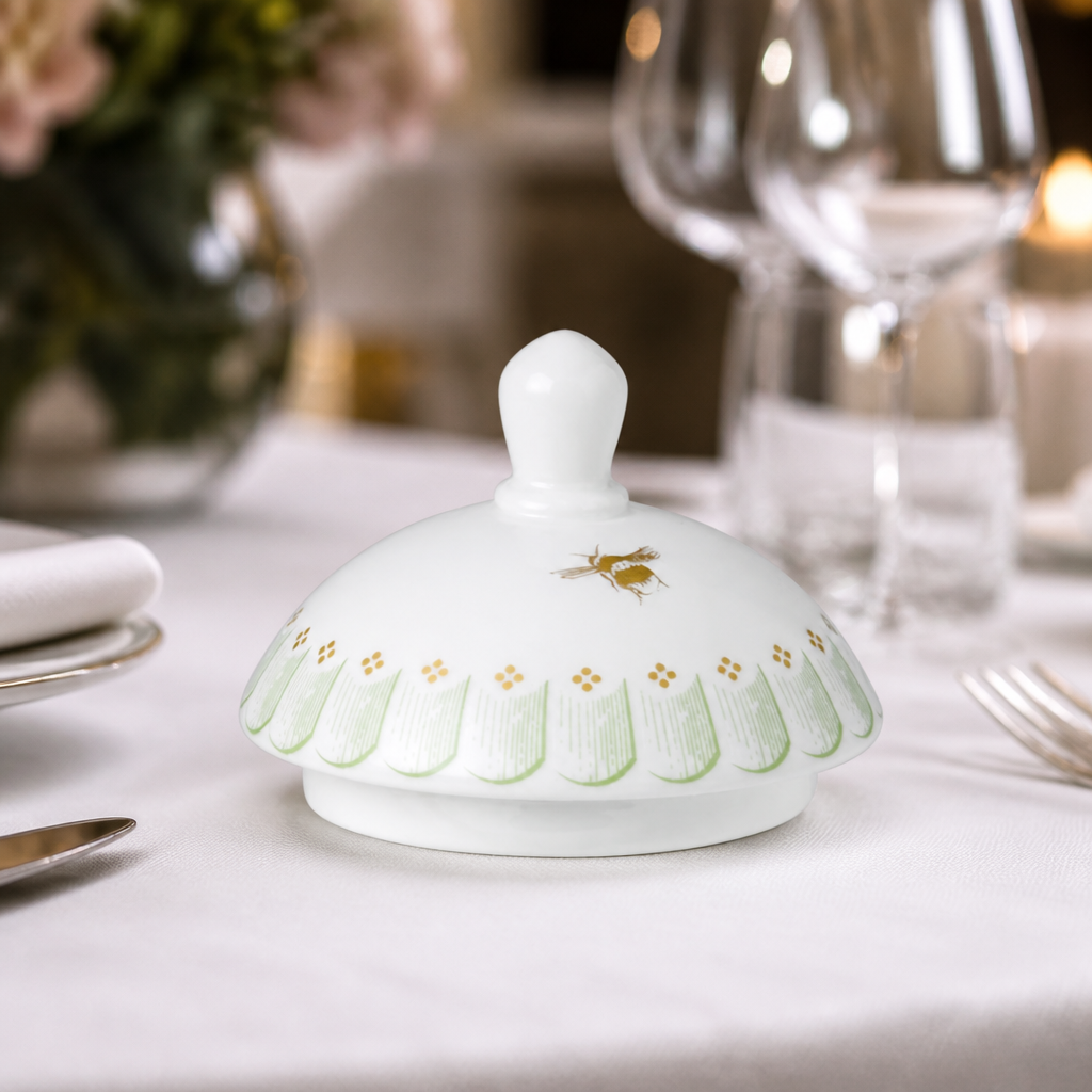 Commercial Hive Teapot for 4 Cups in hand-painted bone china
