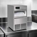 Commercial Undercounter Ice Machine 10kg Capacity Stainless Steel