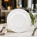 Commercial Plain Whiteware Plates 254mm - 24 Pack