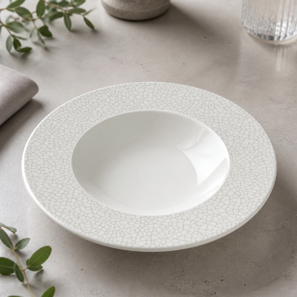 Commercial Wide Rim Bowls Charcoal Grey 280mm 12 Pack