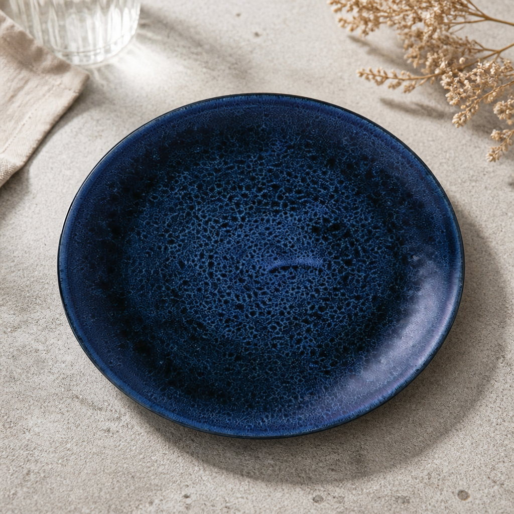 Commercial Coupe Plates 10.25" Ultramarine 12 Pack Super Vitrified