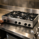 Commercial 6 Burner LPG Hob Stainless Steel 26.1kW 900mm