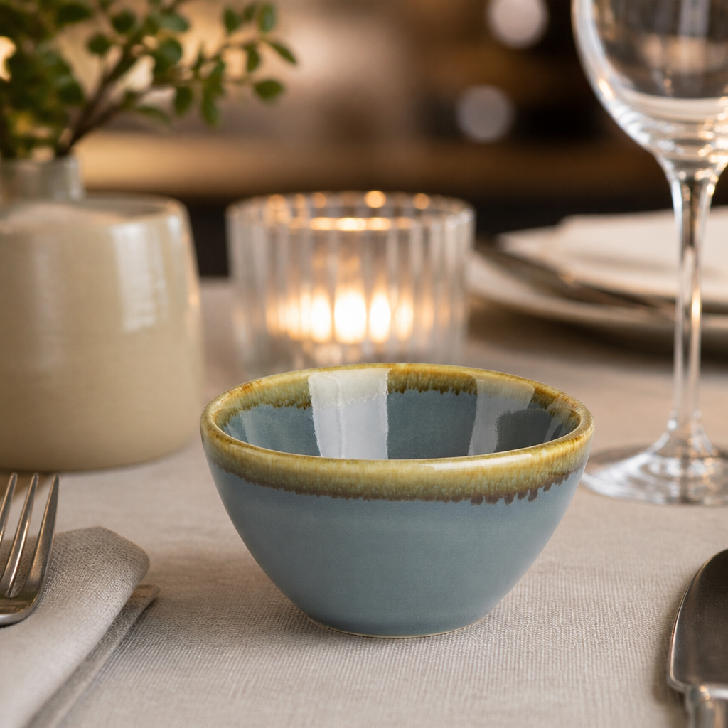 Dipping Pots Ocean 70mm porcelain containers 12 pack
