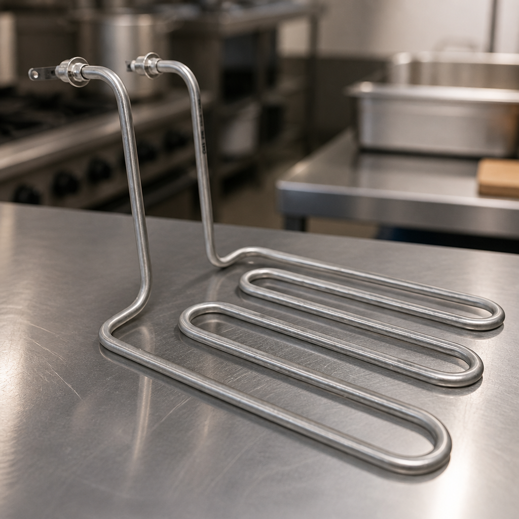 Commercial Heating Element 173mm Stainless Steel Spare Part