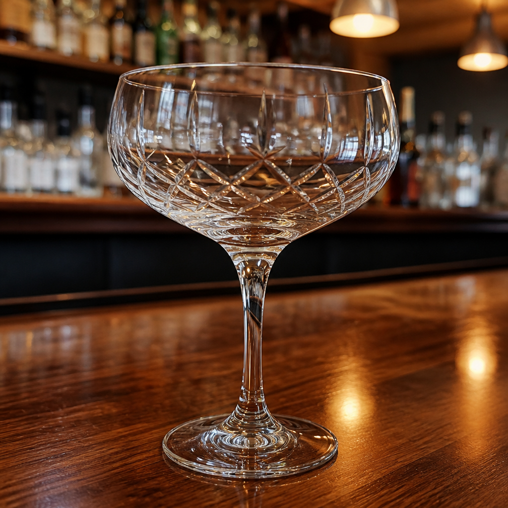 Set of 6 Vintage Cocktail Glasses 160ml for commercial use