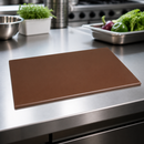 Commercial Antibacterial Brown Chopping Board 455x305mm