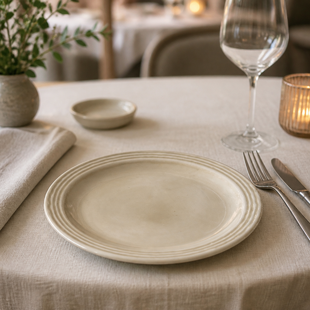 Commercial 254mm Linen Plates - 12 Pack
