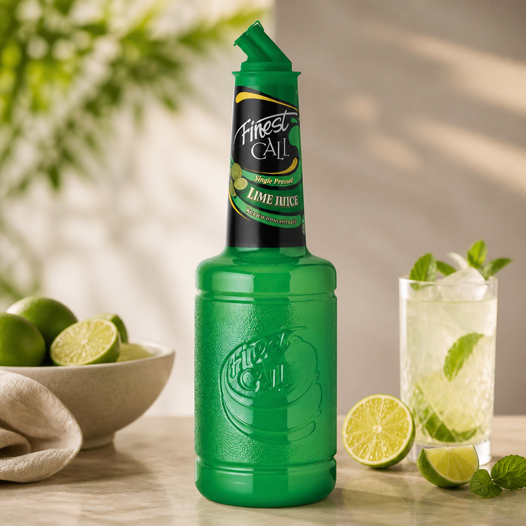 Commercial Single Pressed Lime Juice 1L for cocktails