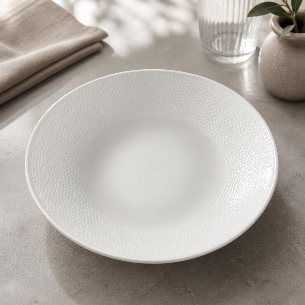 Commercial Deep Coupe Plates 255mm 12 Pack