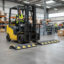 Premium Heavy Duty Speed Ramp 10MPH - 5cm High, 50cm Long, Multi-Color with Retro-Reflective Elements for Enhanced Visibility