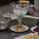 1.5Ltr Commercial Piston Funnel with Stand and Nozzles