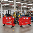 Premium Folding Barrier System with Base 2m Length and 14kg Weight for Enhanced Security and Safety