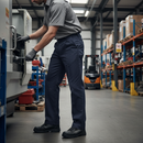 Premium Navy Blue Classic Trousers for Tall Individuals - Sizes 34-42 with 35'' Inseam