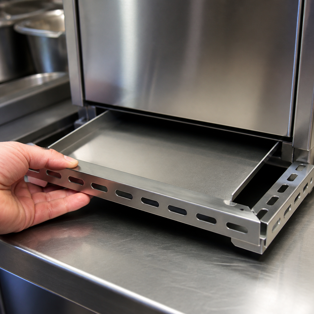 Commercial Oven Plinth and Crumb Tray Kit for efficient cleaning