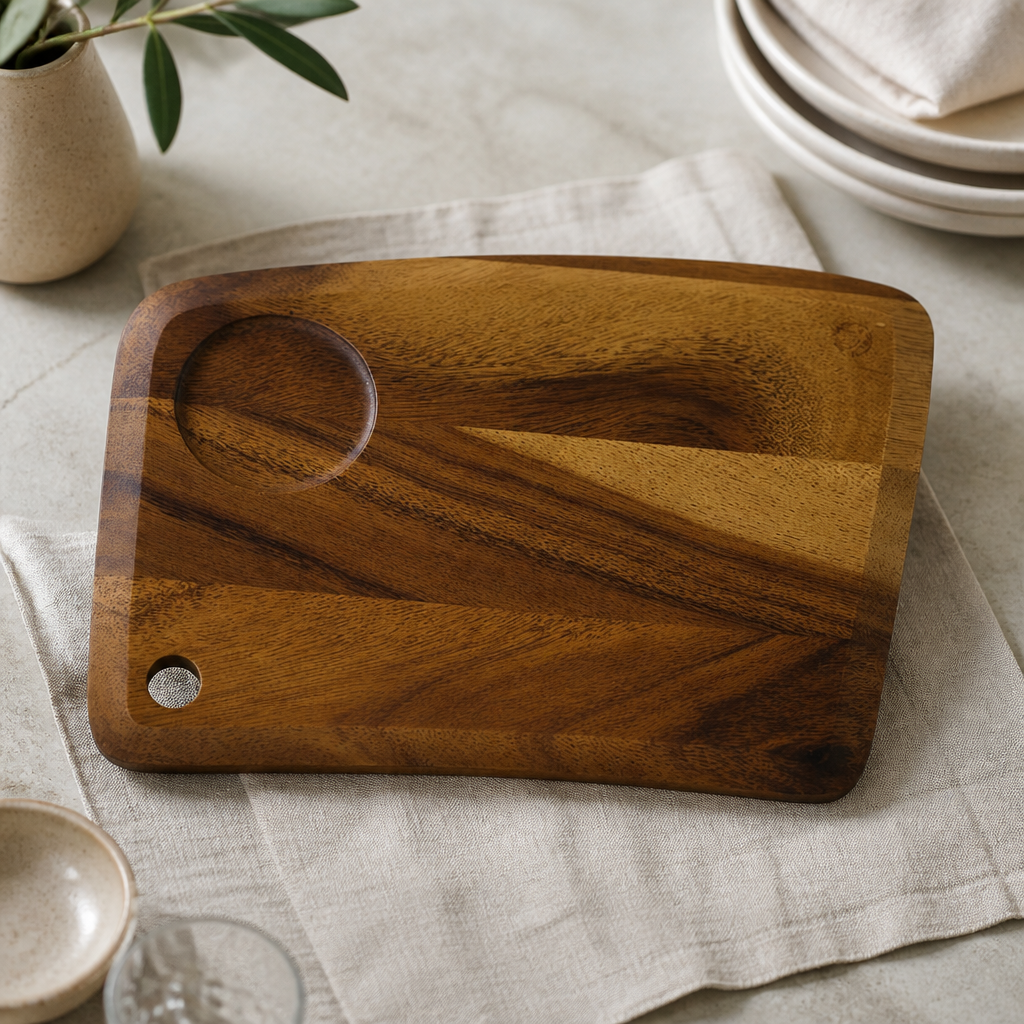 Commercial Wooden Deli Board 289x206mm - 4 Pack