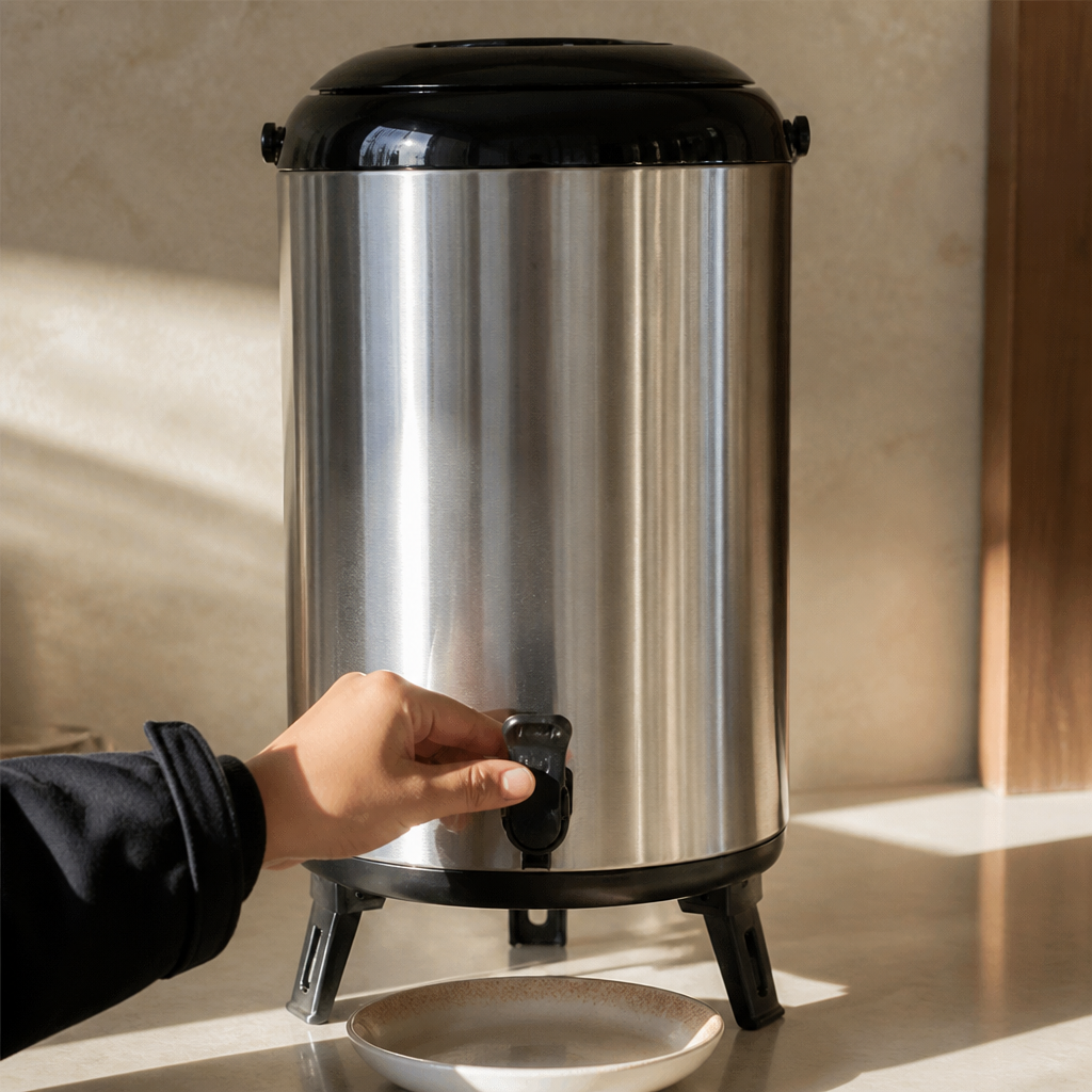 Commercial Stainless Steel Beverage Dispenser 13.5L