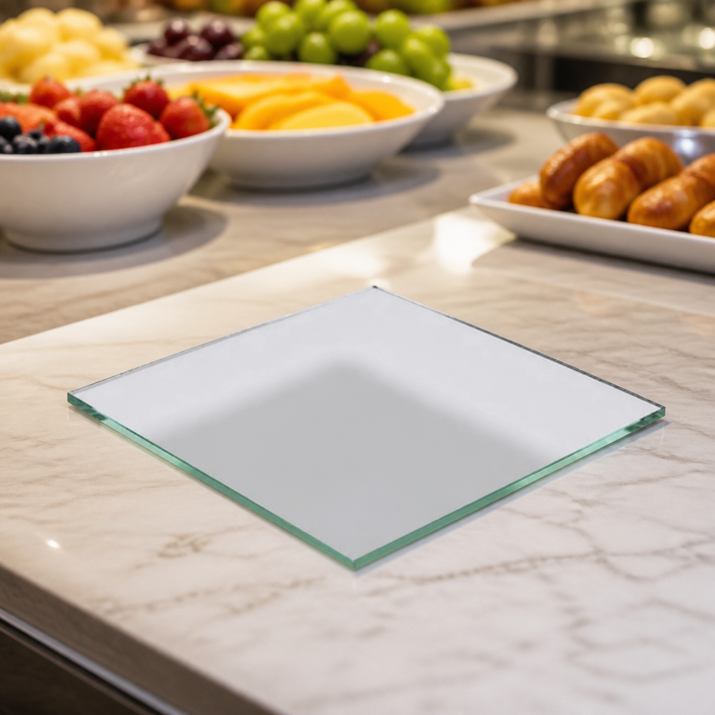 Commercial Display Tile Insert 356mm Clear Glass