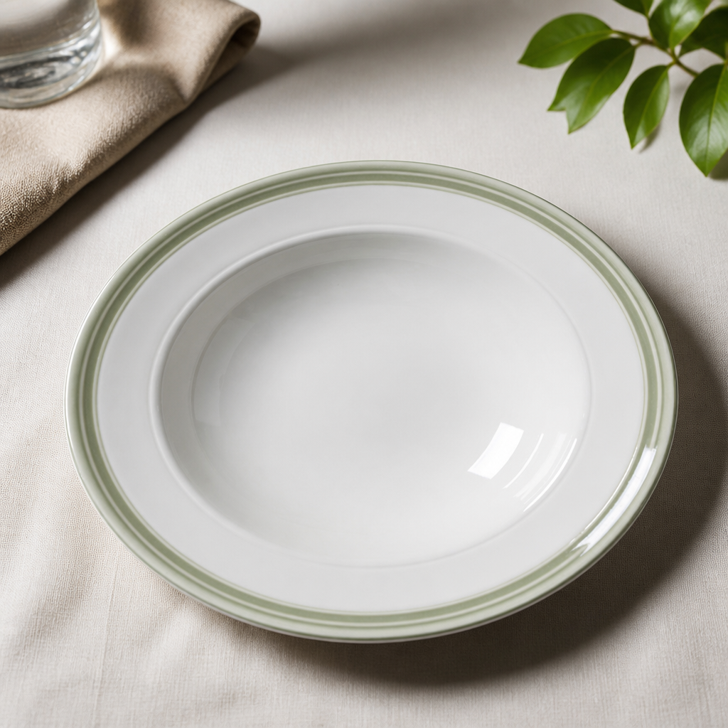 Commercial Pasta Plates 240mm - 12 Pack Bead Design