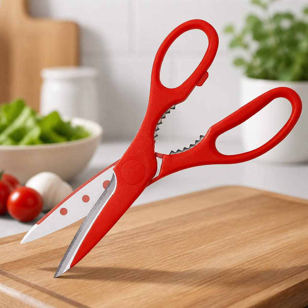 Kitchen Scissors 220mm Stainless Steel Rust-Resistant