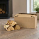 Kiln Dried Hardwood Logs Box 8kg for Barbecue Supplies