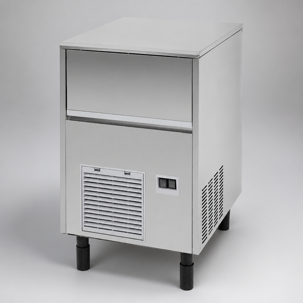 Commercial Ice Maker 33kg Output Stainless Steel Ice Machine